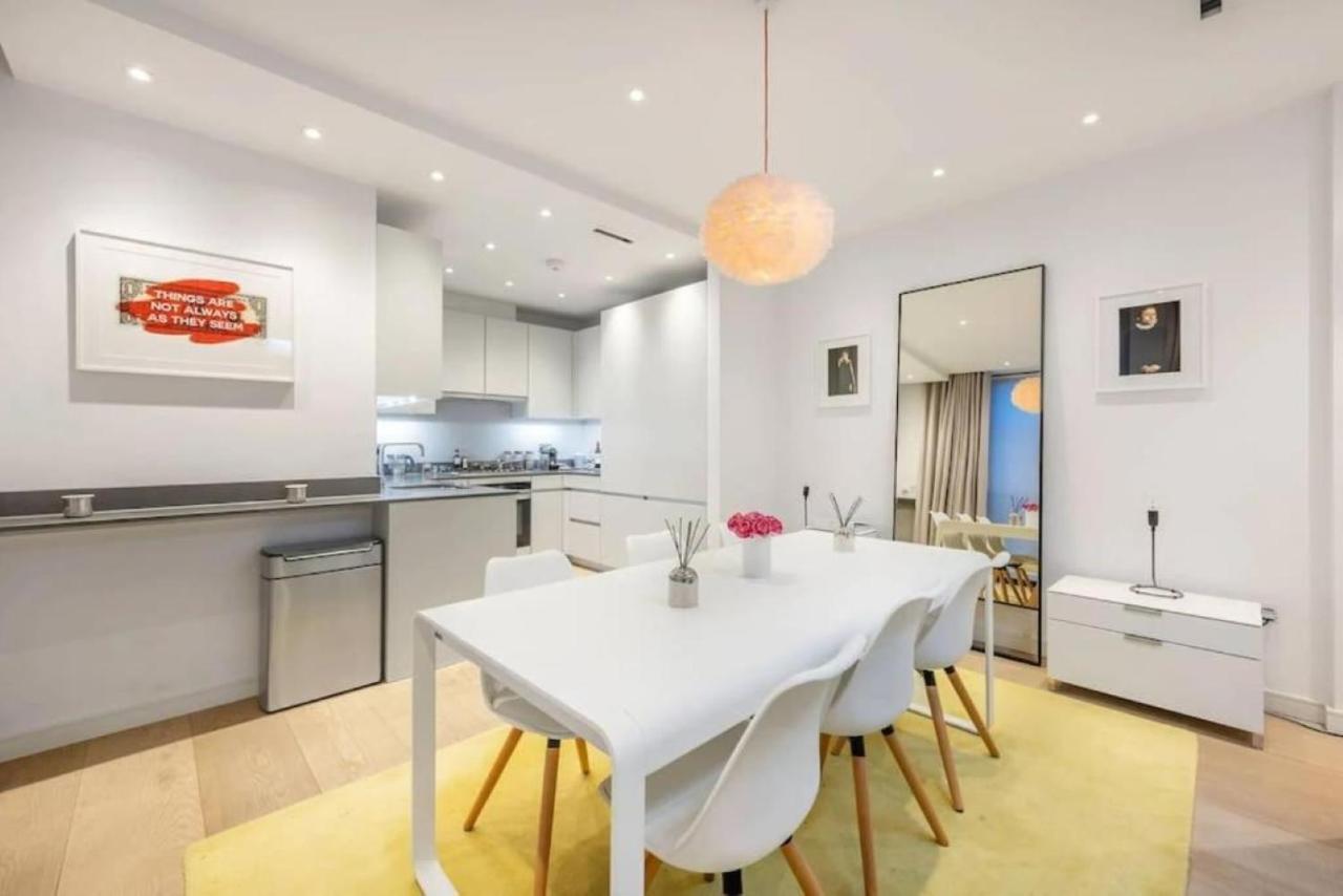 Posh 3 Bedroom Flat With Terrace And Indoor Fireplace In Mayfair, Near Hyde Park Λονδίνο Εξωτερικό φωτογραφία